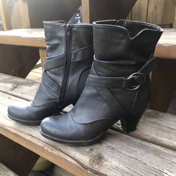 Shoes - Black Booties Size 7